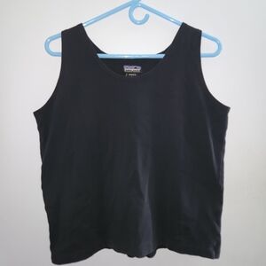 Patagonia Organic Cotton Black Tank Top Sz L